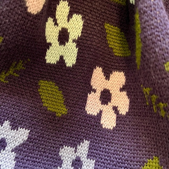 Knit Hat Rabbit Fur Pom Poms Swix Ski Hat - Picture 4 of 6